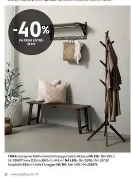 Bohus 40% PÅ FRIKK ENTRÉSERIE tilbud