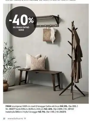 Bohus 40% PÅ FRIKK ENTRÉSERIE tilbud