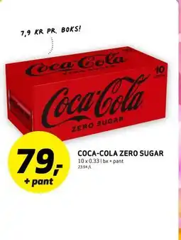 Bunnpris COCA-COLA ZERO SUGAR, NOK 79 tilbud