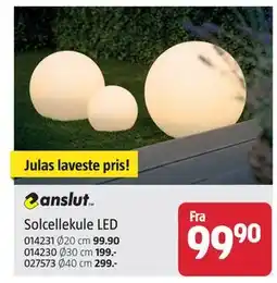 Jula Solcellekule LED tilbud