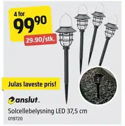 Jula Solcellebelysning LED 37,5 cm, NOK 99.9 tilbud