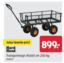 Jula Transportvogn 95x50 cm 250 kg, NOK 899 tilbud