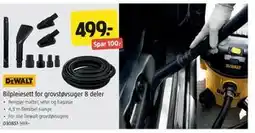 Jula Bilpleiesett for grovstøvsuger 8 deler, NOK 499 tilbud