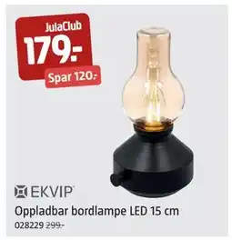 Jula Oppladbar bordlampe LED 15 cm, Medlemspris tilbud