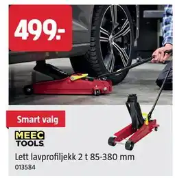 Jula Lett lavprofiljekk 2 t 85-380 mm, NOK 499 tilbud