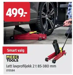 Jula Lett lavprofiljekk 2 t 85-380 mm, NOK 499 tilbud