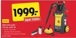 Jula Høytrykksspyler 170 bar 2400 W, NOK 1999 tilbud
