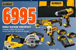 Coop Obs DEWALT DCK503M³ VERKTØYSETT tilbud