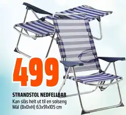 Coop Obs STRANDSTOL NEDFELLBAR tilbud