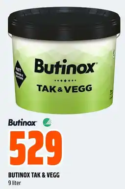 Coop Obs BUTINOX TAK & VEGG tilbud