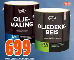 Coop Obs INFRA OLJEMALING/OLJEDEKKBEIS tilbud