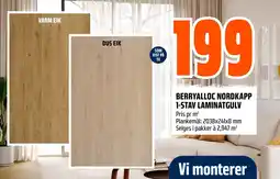 Coop Obs BERRYALLOC NORDKAPP 1-STAV LAMINATGULV Pris pr m² tilbud
