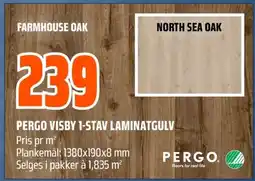 Coop Obs PERGO VISBY 1-STAV LAMINATGULV tilbud