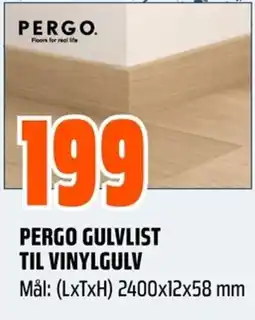Coop Obs PERGO GULVLIST TIL VINYLGULV tilbud