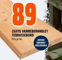 Coop Obs 26X115 VARMEBEHANDLET TERRASSEBORD tilbud