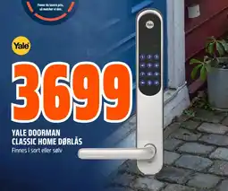 Coop Obs YALE DOORMAN CLASSIC HOME DØRLÅS tilbud