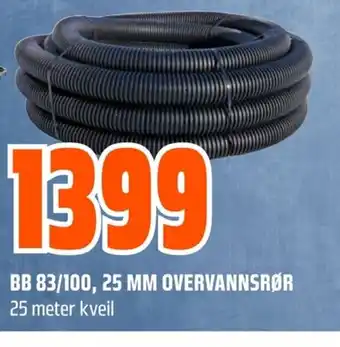 Coop Obs BB 83/100, 25 MM OVERVANNSRØR tilbud