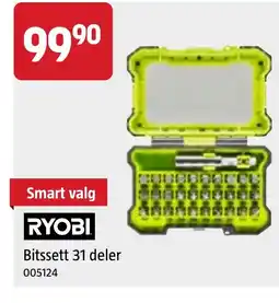 Jula RYOBI Bitssett 31 deler tilbud