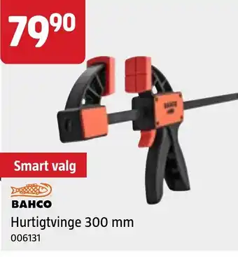Jula BAHCO Hurtigtvinge 300 mm tilbud