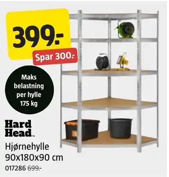 Jula Hard Head... Hjørnehylle tilbud