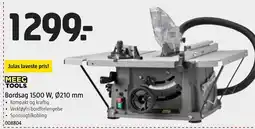 Jula MEEC TOOLS. Bordsag 1500 W, Ø210 mm tilbud