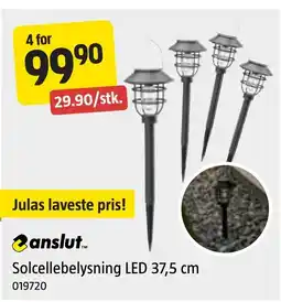 Jula Anslut. Solcellebelysning LED tilbud