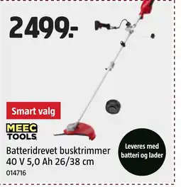 Jula MEEC TOOLS Batteridrevet busktrimmer tilbud