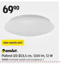 Jula Anslut plafond led ø23,5 cm, 1200 lm, 12 w tilbud