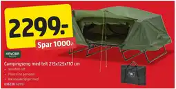 Jula Campingseng med telt tilbud