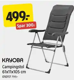 Jula KAYOBA Campingstol tilbud