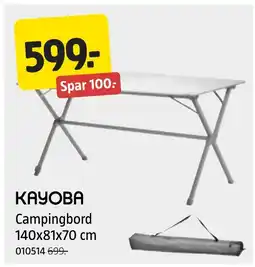 Jula KAYOBA Campingbord tilbud