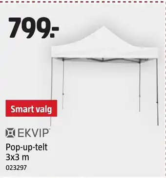 Jula EKVIP Pop-up-telt tilbud