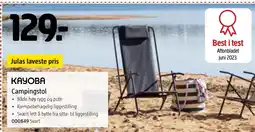 Jula KAYOBA Campingstol tilbud