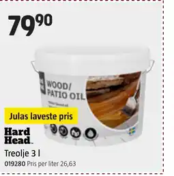 Jula Hard Head Treolje tilbud