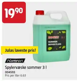 Jula Hamron Spylervæske sommer tilbud