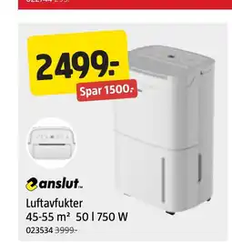 Jula Luftavfukter tilbud
