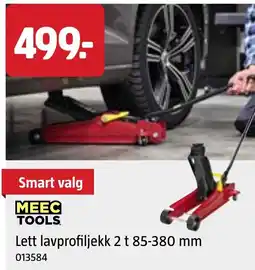 Jula MEEC TOOLS Lett lavprofiljekk 2 t 85-380 mm tilbud