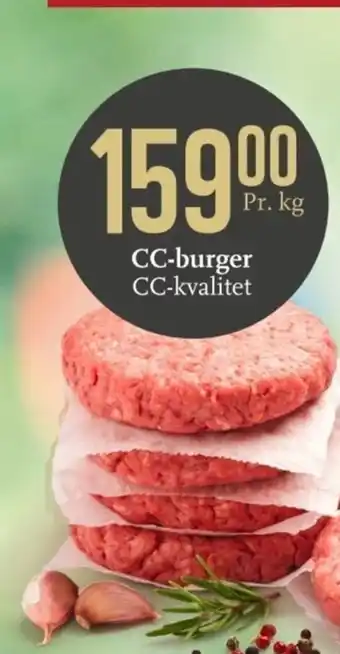 CC Mat CC-burger CC-kvalitet tilbud