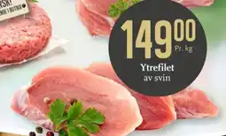 Ytrefilet av svin