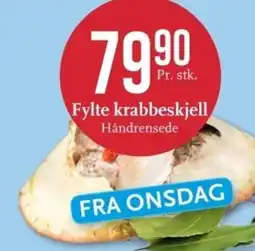 CC Mat Fylte krabbeskjell tilbud