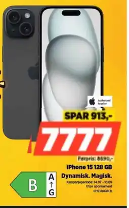 POWER iPhone 15 128 GB A Dynamisk. Magisk. tilbud
