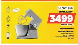 POWER KENWOOD Kjøkkenmaskin Blender Inkludert tilbud