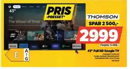 POWER THOMSON 43" Full HD Google TV tilbud