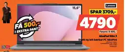 POWER Lenovo IdeaPad Slim 3 Slank og lett bærbar PC IdeaPad tilbud