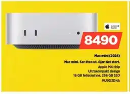 POWER Mac mini (2024) Mac mini. Ser liten ut. Gjør det stort. tilbud