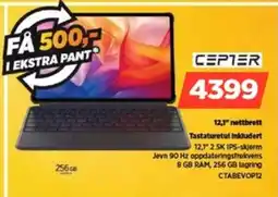 POWER CEPTER 12,1" nettbrett Tastaturetul Inkludert tilbud