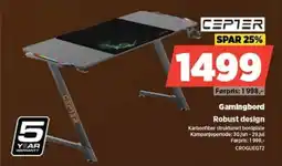 POWER CEPTER Gamingbord Robust design tilbud
