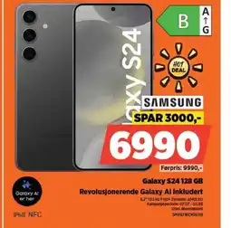 POWER Galaxy S24 128 GB Revolusjonerende Galaxy Al Inkludert tilbud