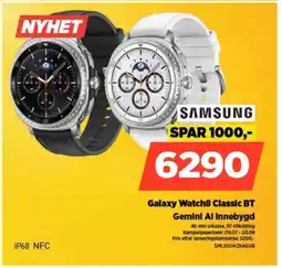 POWER SAMSUNG Galaxy Watch8 Classic BT Gemini Al Innebygd tilbud