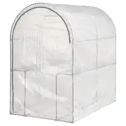 IKEA Asparen Drivhus, transparent hvit, 123x190x190 cm tilbud